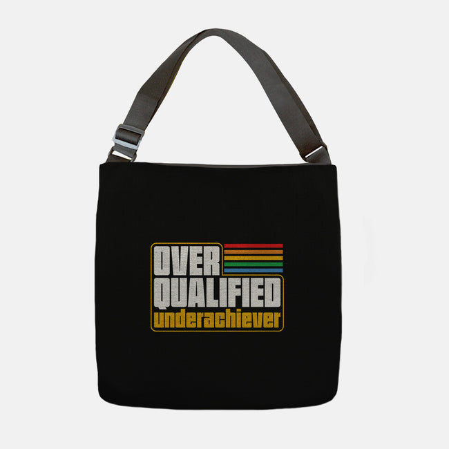 Overqualified Underachiever-None-Adjustable Tote-Bag-Studio Mootant