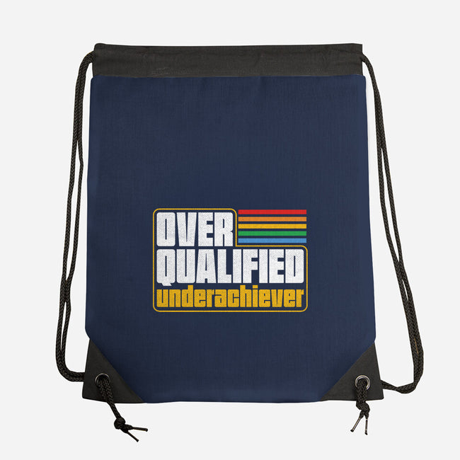 Overqualified Underachiever-None-Drawstring-Bag-Studio Mootant