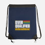 Overqualified Underachiever-None-Drawstring-Bag-Studio Mootant