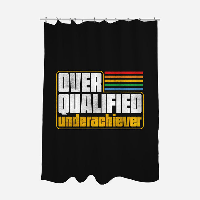 Overqualified Underachiever-None-Polyester-Shower Curtain-Studio Mootant