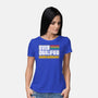 Overqualified Underachiever-Womens-Basic-Tee-Studio Mootant