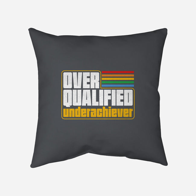 Overqualified Underachiever-None-Removable Cover w Insert-Throw Pillow-Studio Mootant