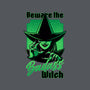 Beware Green Witch-None-Removable Cover w Insert-Throw Pillow-Studio Mootant