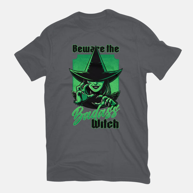 Beware Green Witch-Womens-Fitted-Tee-Studio Mootant