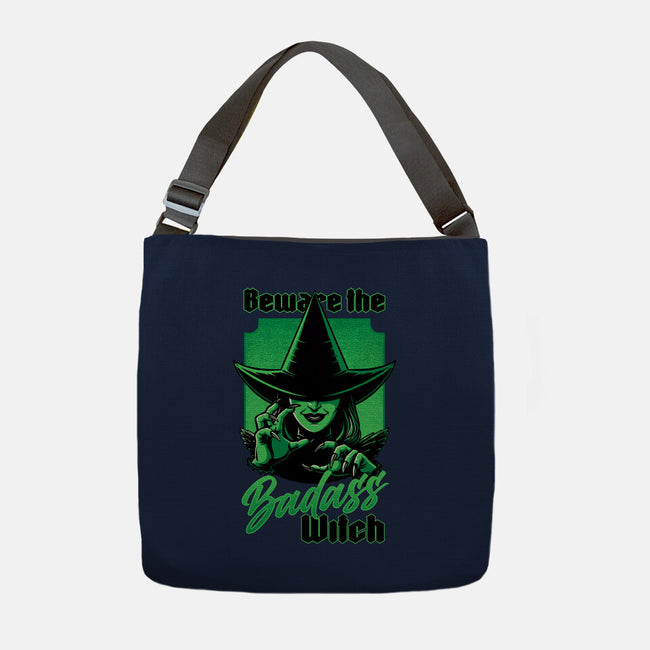 Beware Green Witch-None-Adjustable Tote-Bag-Studio Mootant