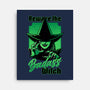 Beware Green Witch-None-Stretched-Canvas-Studio Mootant