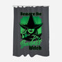 Beware Green Witch-None-Polyester-Shower Curtain-Studio Mootant