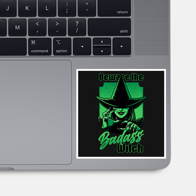 Beware Green Witch-None-Glossy-Sticker-Studio Mootant