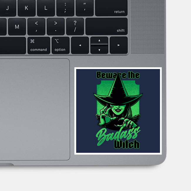 Beware Green Witch-None-Glossy-Sticker-Studio Mootant