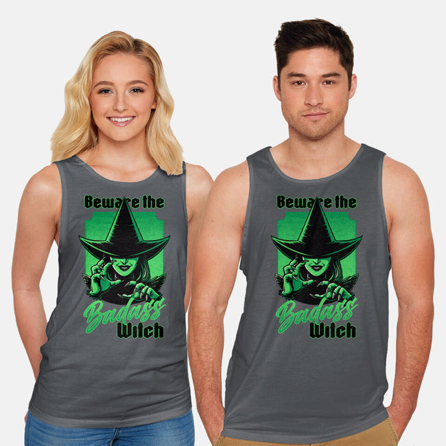 Beware Green Witch-Unisex-Basic-Tank-Studio Mootant