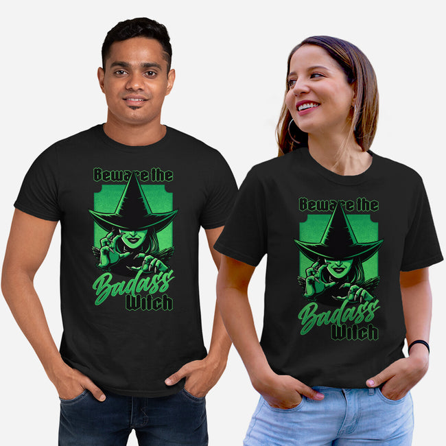 Beware Green Witch-Unisex-Basic-Tee-Studio Mootant