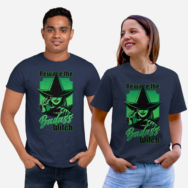 Beware Green Witch-Unisex-Basic-Tee-Studio Mootant