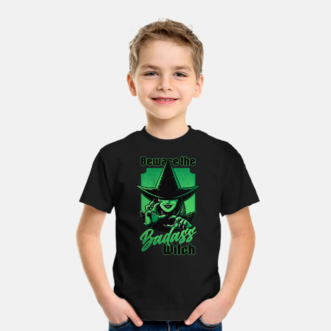 Beware Green Witch-Youth-Basic-Tee-Studio Mootant