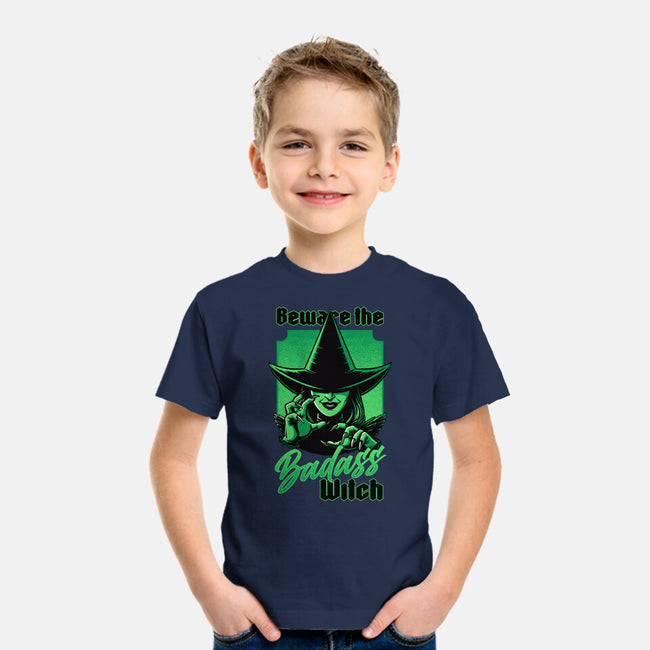 Beware Green Witch-Youth-Basic-Tee-Studio Mootant