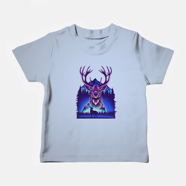 Winter Deer-Baby-Basic-Tee-rmatix