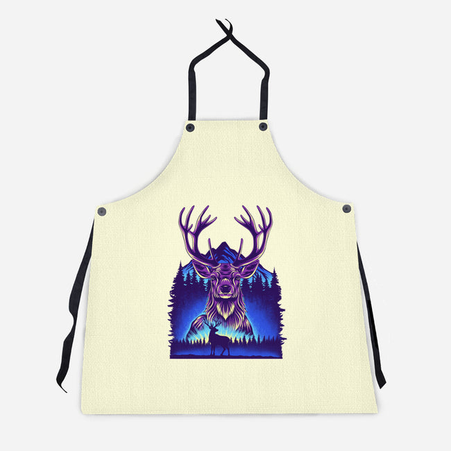 Winter Deer-Unisex-Kitchen-Apron-rmatix