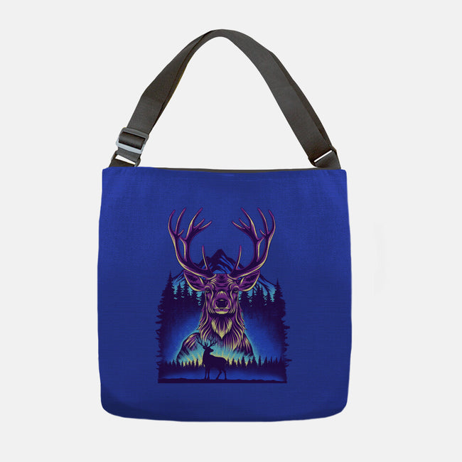 Winter Deer-None-Adjustable Tote-Bag-rmatix