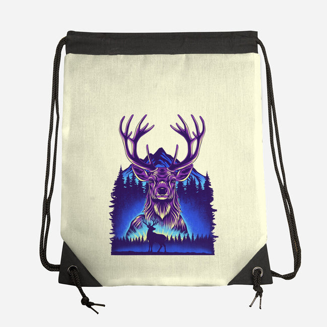 Winter Deer-None-Drawstring-Bag-rmatix