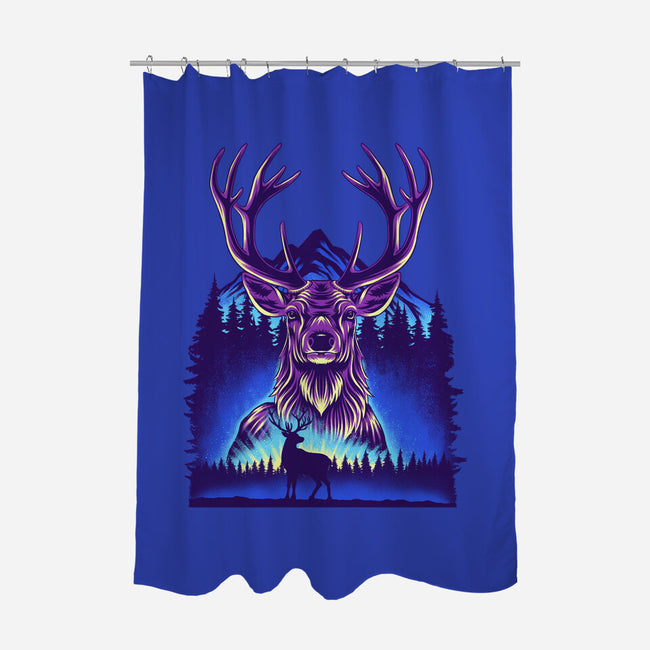 Winter Deer-None-Polyester-Shower Curtain-rmatix