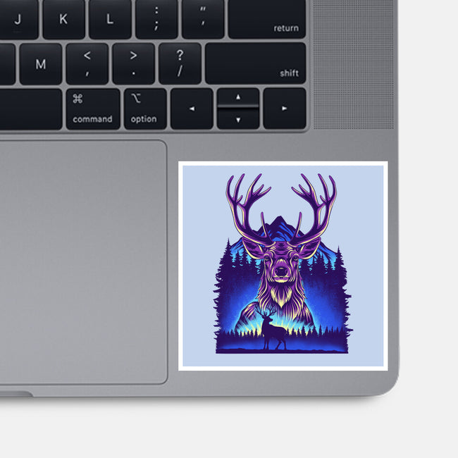 Winter Deer-None-Glossy-Sticker-rmatix