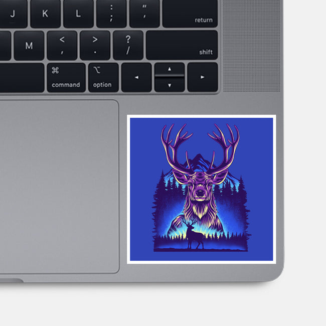 Winter Deer-None-Glossy-Sticker-rmatix