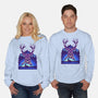 Winter Deer-Unisex-Crew Neck-Sweatshirt-rmatix