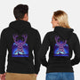 Winter Deer-Unisex-Zip-Up-Sweatshirt-rmatix