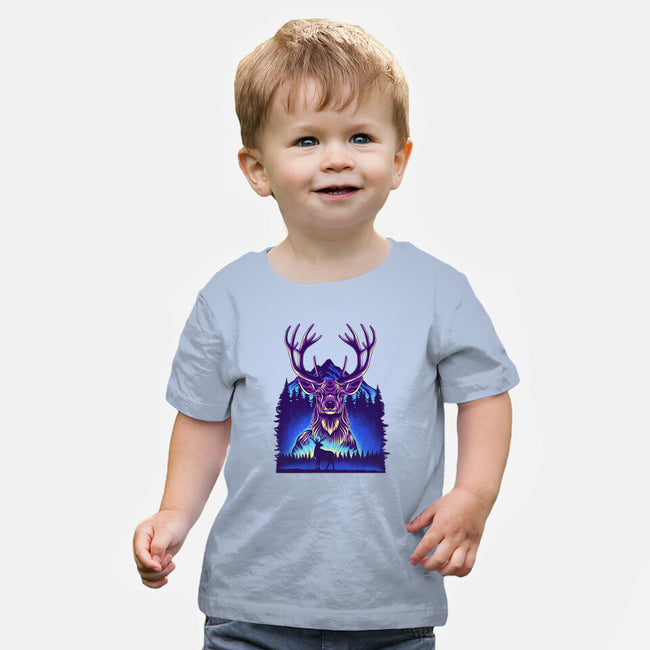 Winter Deer-Baby-Basic-Tee-rmatix