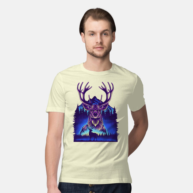 Winter Deer-Mens-Premium-Tee-rmatix