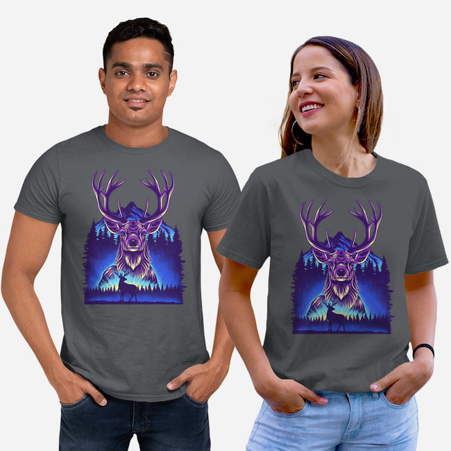 Winter Deer-Unisex-Basic-Tee-rmatix