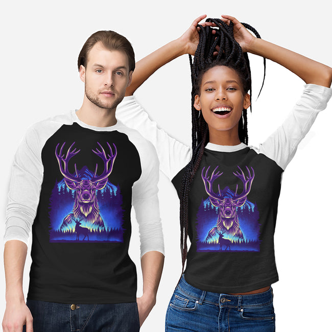 Winter Deer-Unisex-Baseball-Tee-rmatix