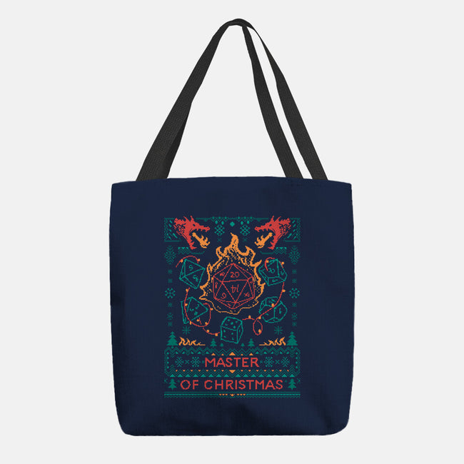 Master Of Christmas Dice-None-Basic Tote-Bag-marsdkart