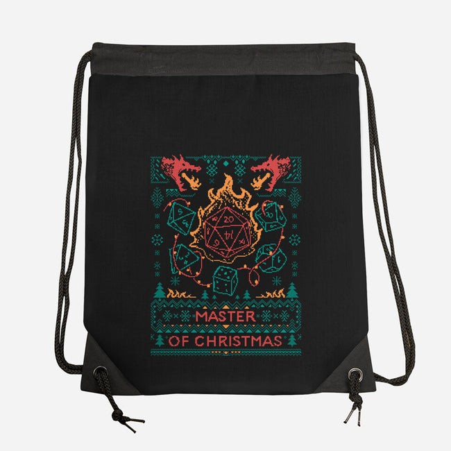 Master Of Christmas Dice-None-Drawstring-Bag-marsdkart