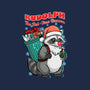 Rudolph The Red Nose Raccoon-Womens-Fitted-Tee-palmstreet