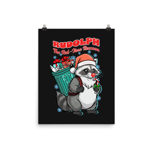 Rudolph The Red Nose Raccoon