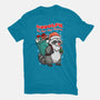 Rudolph The Red Nose Raccoon-Womens-Fitted-Tee-palmstreet