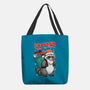 Rudolph The Red Nose Raccoon-None-Basic Tote-Bag-palmstreet