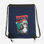 Rudolph The Red Nose Raccoon-None-Drawstring-Bag-palmstreet