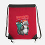 Rudolph The Red Nose Raccoon-None-Drawstring-Bag-palmstreet