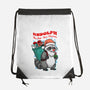 Rudolph The Red Nose Raccoon-None-Drawstring-Bag-palmstreet