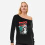 Rudolph The Red Nose Raccoon-Womens-Off Shoulder-Sweatshirt-palmstreet