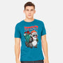 Rudolph The Red Nose Raccoon-Mens-Heavyweight-Tee-palmstreet