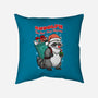 Rudolph The Red Nose Raccoon-None-Removable Cover w Insert-Throw Pillow-palmstreet