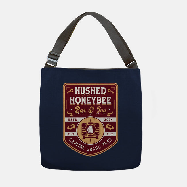 Hushed Honeybee Inn Emblem-None-Adjustable Tote-Bag-LAGELANTEE