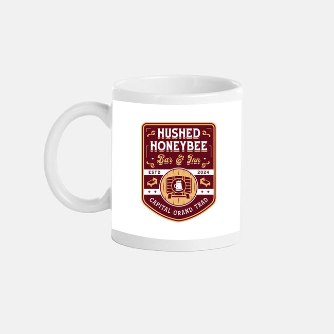 Hushed Honeybee Inn Emblem-None-Mug-Drinkware-LAGELANTEE