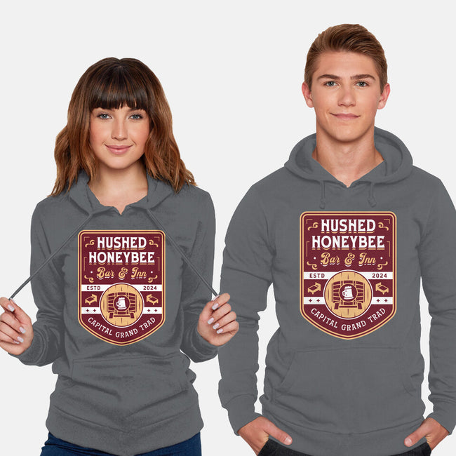 Hushed Honeybee Inn Emblem-Unisex-Pullover-Sweatshirt-LAGELANTEE