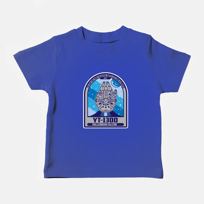 YT-1300 Millennium Falcon-Baby-Basic-Tee-SuperEdu