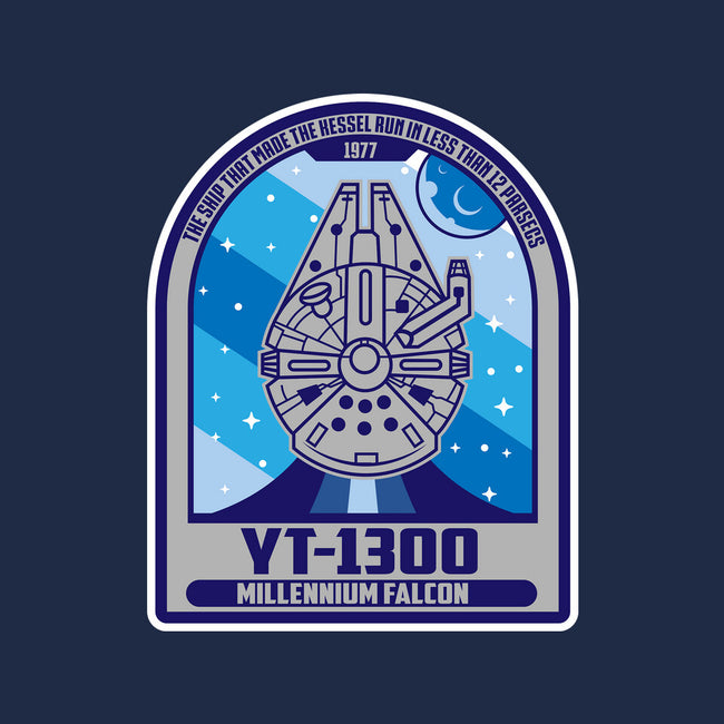 YT-1300 Millennium Falcon-Womens-Fitted-Tee-SuperEdu