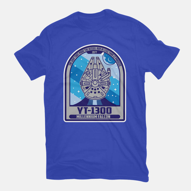 YT-1300 Millennium Falcon-Womens-Fitted-Tee-SuperEdu