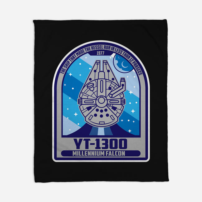 YT-1300 Millennium Falcon-None-Fleece-Blanket-SuperEdu